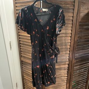 Floral Wrap Dress